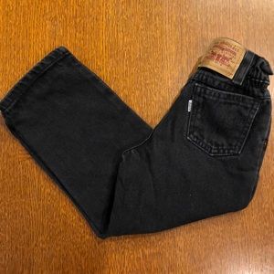 Levi’s boy’s black jeans size 4 regular